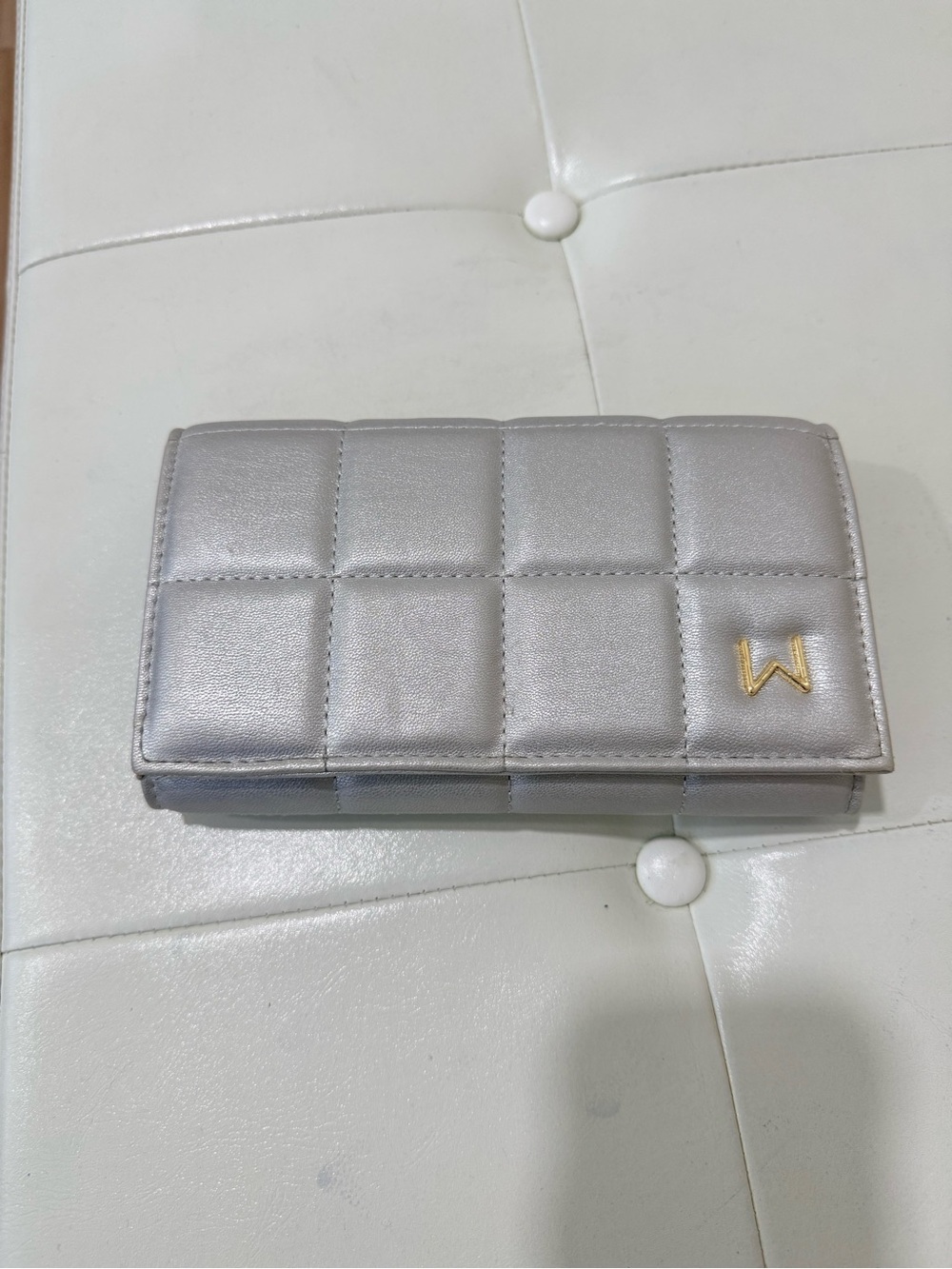 House of Want Vegan Leather Quilted Wallet on Chain (WOC)